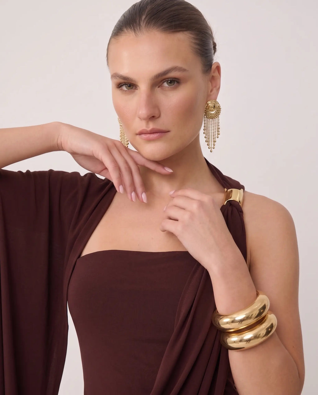 Sandy Maxi Abiye Elbise